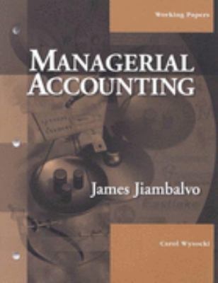 Managerial Accounting  2nd 2001 9780471283461 Front Cover