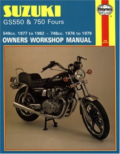 Suzuki GS550 and GS750 Fours Owners Workshop Manual, No. M363 '76-'82 N/A 9780856969461 Front Cover