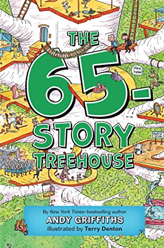 65-Story Treehouse Time Travel Trouble!  2017 9781250102461 Front Cover