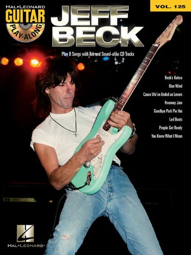 Jeff Beck Guitar Play-Along Volume 125 N/A 9781423494461 Front Cover
