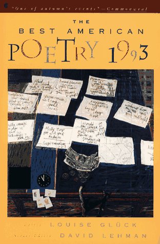 Best American Poetry, 1993  N/A 9780020698463 Front Cover