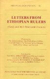 Letters from Ethiopian Rulers (Early and Mid-Nineteenth Century)   1985 9780197260463 Front Cover