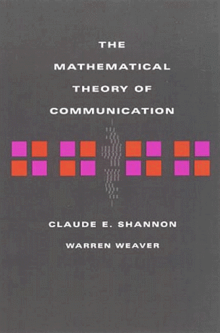 Mathematical Theory of Communication   1998 9780252725463 Front Cover