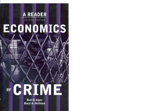 Economics of Crime : A Reader 2nd 1997 9780536002464 Front Cover