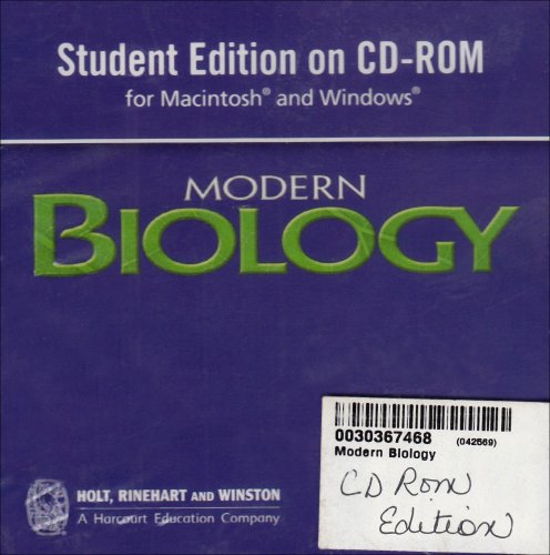 Modern Biology  6th (Student Manual, Study Guide, etc.) 9780030367465 Front Cover