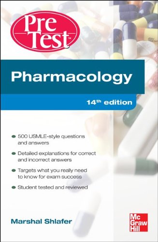 Pharmacology PreTest Self-Assessment and Review 14/e  14th 2013 9780071791465 Front Cover