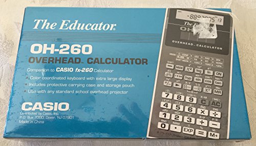 Casio OH-260 Overhead Calculator   2001 9780072525465 Front Cover