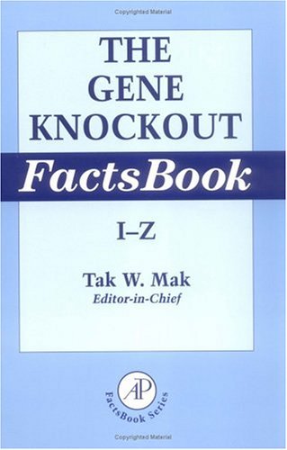 Gene Knockout Factsbook N/A 9780124660465 Front Cover