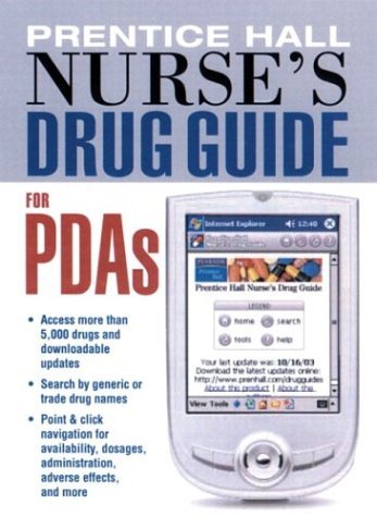Prentice Hall Nurse's Drug Guide PDA Access Card-Retail Boxed Package  2004 9780131149465 Front Cover