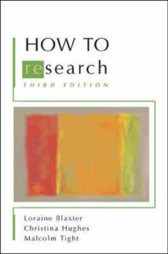 How to Research  3rd 2006 (Revised) 9780335217465 Front Cover