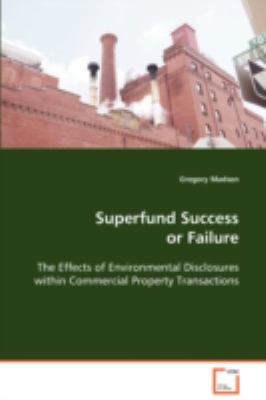 Superfund Success or Failure   2008 9783639088465 Front Cover