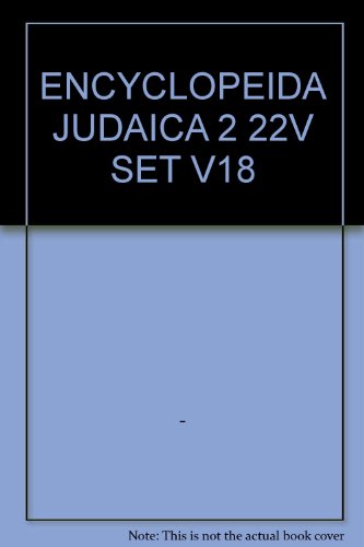 Encyclopaedia Judaica  2nd 2007 9780028659466 Front Cover