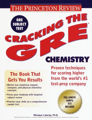 Cracking the GRE Chemistry N/A 9780375753466 Front Cover