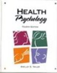 Health Psychology  4th 1999 9780072927467 Front Cover
