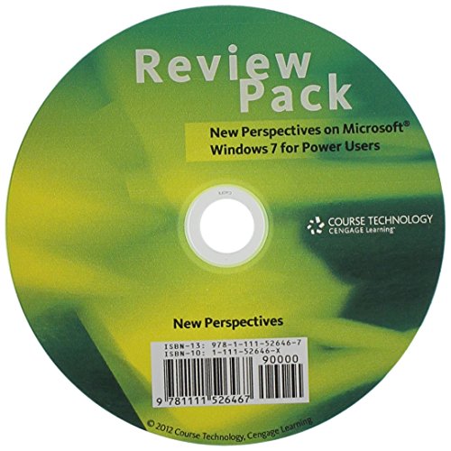 Review Pack for Phillip's New Perspectives on Microsoft Windows 7 for Power Users   2012 9781111526467 Front Cover