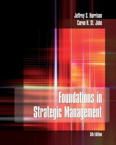 Foundations in Strategic Management  5th 2010 9781439080467 Front Cover