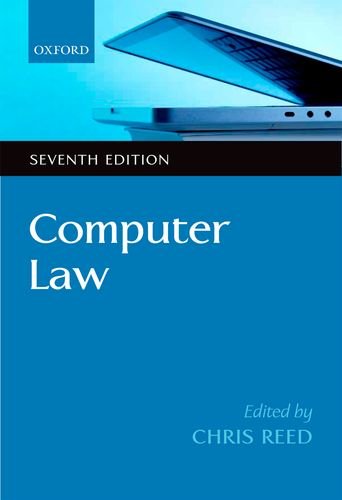 Computer Law  7th 2011 9780199696468 Front Cover