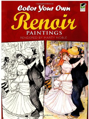 Color Your Own Renoir Paintings  N/A 9780486415468 Front Cover