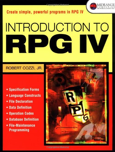 Introduction to RPG IV  N/A 9781883884468 Front Cover