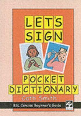 Let's Sign Pocket Dictionary  2005 9780954238469 Front Cover