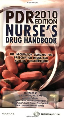2010 PDR Nurse's Drug Handbook N/A 9781563637469 Front Cover