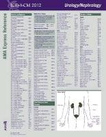 ICD-9-CM 2012 Express Reference Coding Card Urology/Nephrology:   2011 9781603595469 Front Cover