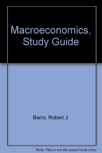 Macroeconomics  4th 1993 (Student Manual, Study Guide, etc.) 9780471586470 Front Cover