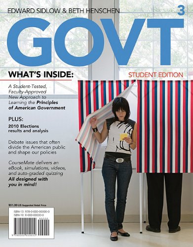 Govt 2012  3rd 2012 9781111342470 Front Cover