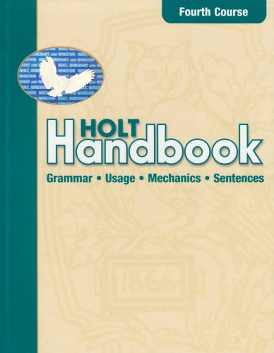 Holt Handbook, Grade 10 Grammar Useage and Mechanics 3rd 9780030661471 Front Cover