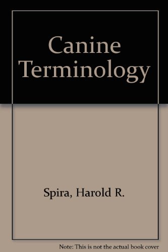 Canine Terminology   1982 9780063120471 Front Cover