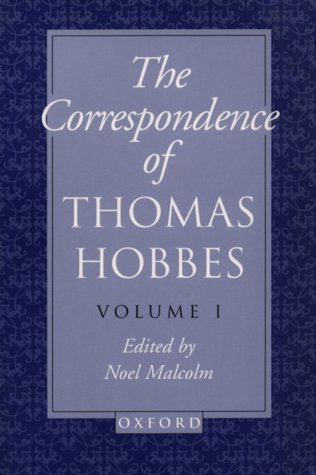 Correspondence of Thomas Hobbes   1997 9780198237471 Front Cover