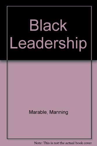 Black Leadership   1998 9780231107471 Front Cover