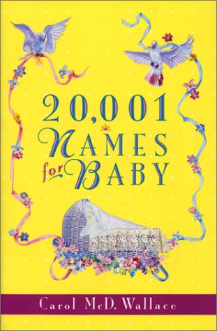 20,001 Names for Baby  Reprint  9780380780471 Front Cover