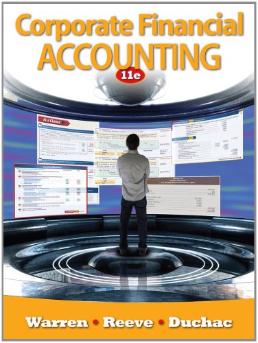 Corporate Financial Accounting  11th 2012 9781111527471 Front Cover