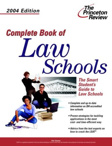 Complete Book of Law Schools 2004 N/A 9780375763472 Front Cover