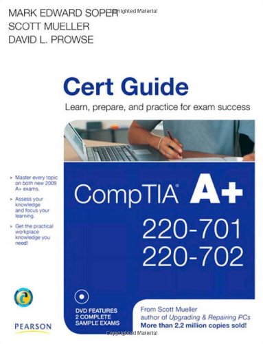 CompTIA A+ 220-701 and 220-702 Cert Guide  3rd 2010 9780789740472 Front Cover