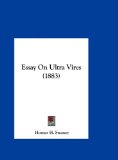 Essay on Ultra Vires  N/A 9781161739473 Front Cover