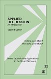 Applied Regression An Introduction 2nd 2016 9781483381473 Front Cover
