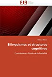 Bilinguismes et Structures Cognitives N/A 9786131568473 Front Cover
