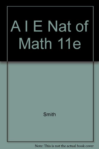 NATURE OF MATHEMATICS >ANNOT.I 11th 2007 9780495114475 Front Cover