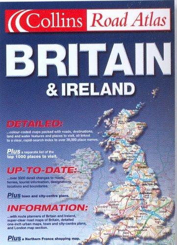 Britain and Ireland Road Atlas N/A 9780007618477 Front Cover