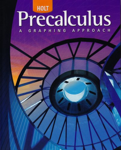 Holt Pre-Calculus   2005 (Student Manual, Study Guide, etc.) 9780030416477 Front Cover