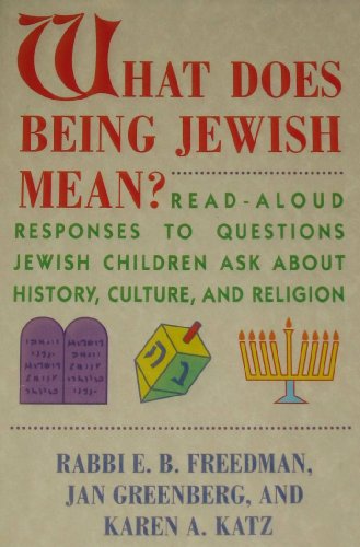 What Does Being Jewish Mean? N/A 9780139627477 Front Cover