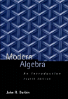 Modern Algebra  4th 2000 9780471321477 Front Cover