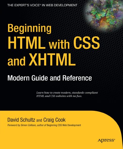 Beginning HTML with CSS and XHTML Modern Guide and Reference  2007 9781590597477 Front Cover