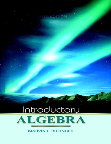Introductory Algebra  10th 2007 (Revised) 9780321269478 Front Cover