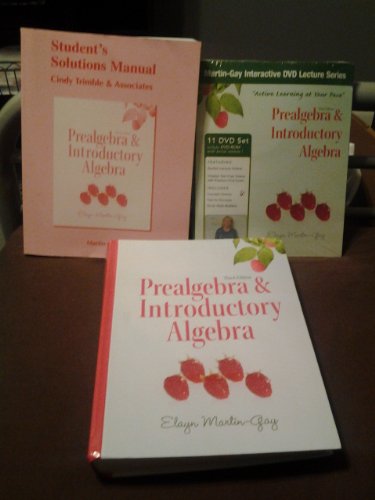Prealgebra and Introductory Algebra  3rd 2011 9780321649478 Front Cover