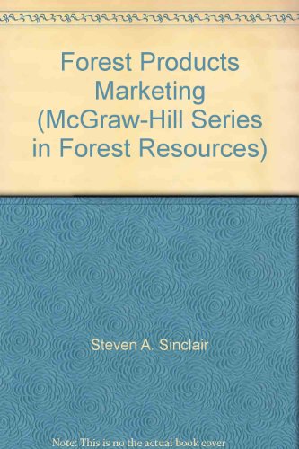 Forest Products Marketing  1st 1992 9780070575479 Front Cover