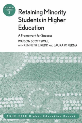 Retaining Minority Students in Higher Education A Framework for Success  2003 9780787972479 Front Cover