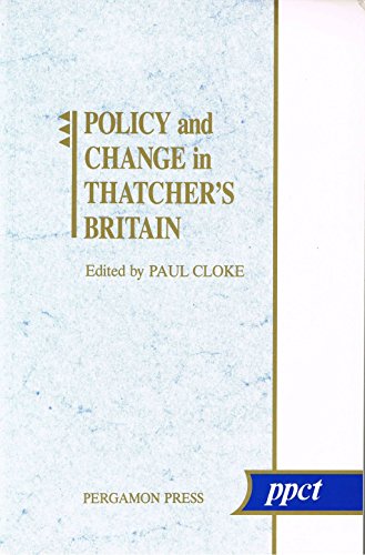 Policy and Change in Thatcher's Britain Policy and Planning and Critical Theory  1992 9780080406480 Front Cover